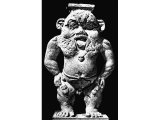 The god Bes, 30th Dynasty, c. 350 BC. Limestone, in the Louvre, Paris